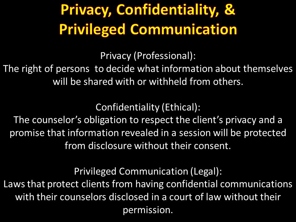 Ethics Codes On Confidentiality In Psychotherapy and Counseling